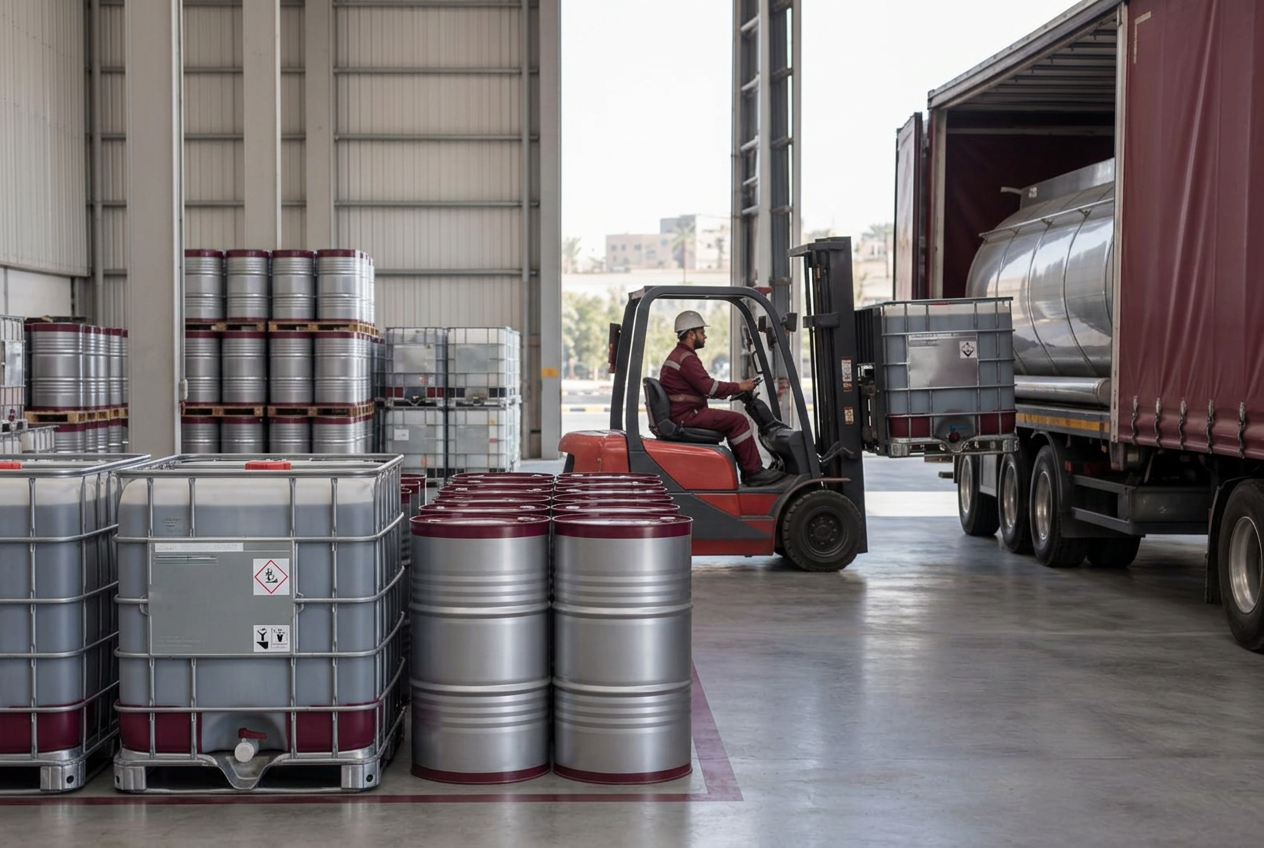 Oil cargo prepared for professional transport