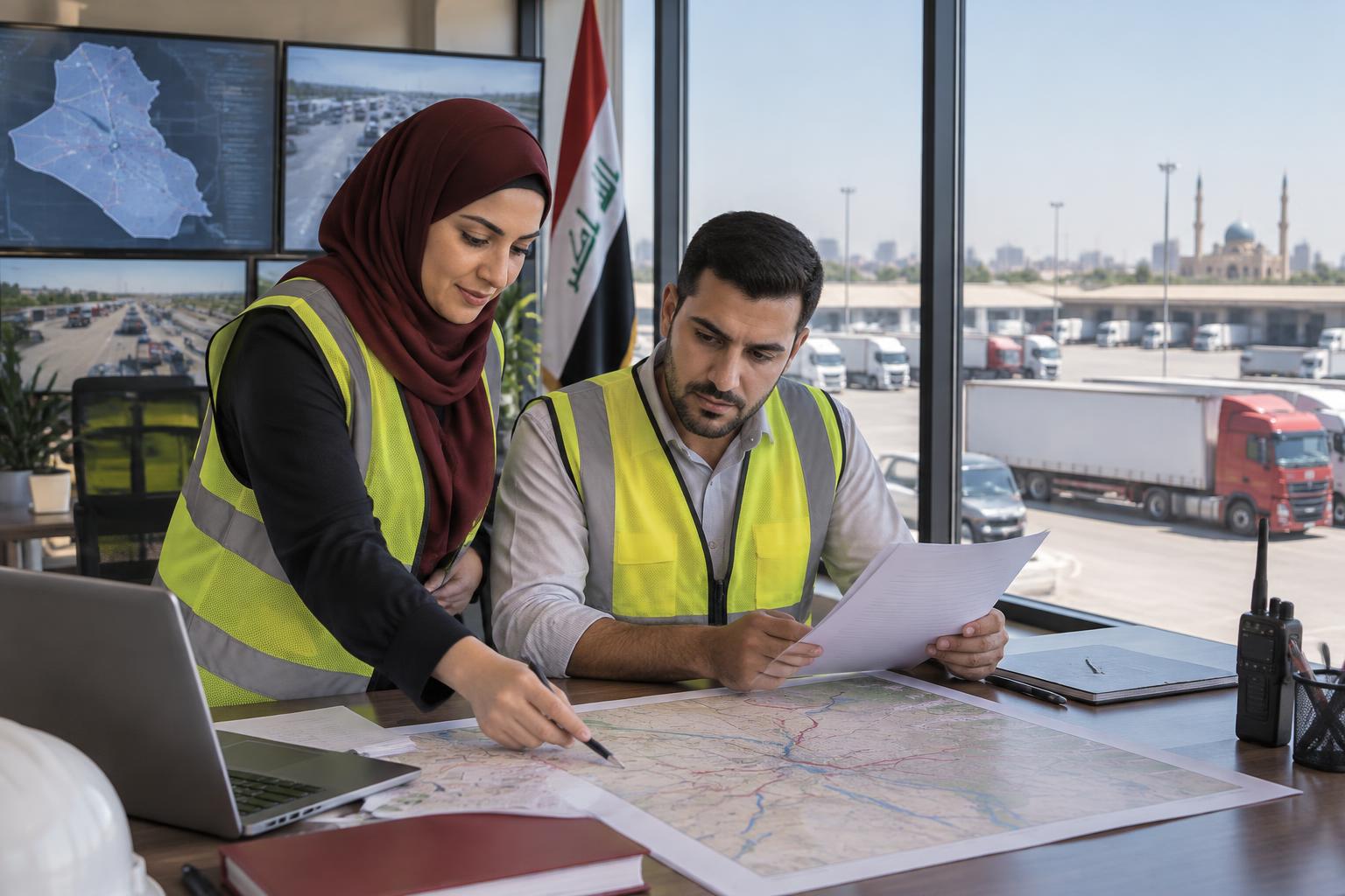 Wahaj logistics team coordinating transport routes